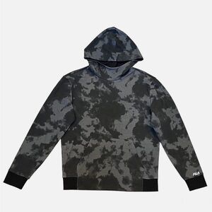 Fila Men's Black and Gray Hoodie